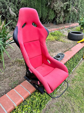Porsche Recaro Profi SPG Race seat with original rails