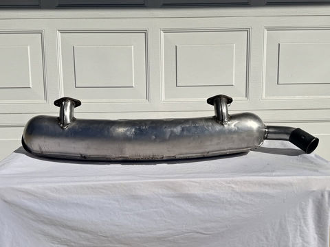 Porsche 911 SC Bischoff Muffler 911.025.01 Dated 12/79 Genuine Original Factory