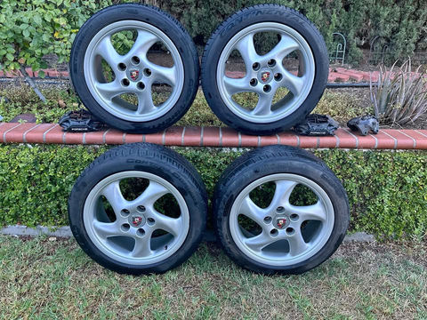 Porsche Turbo Twist Design wheels 7.5&9x17