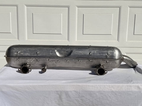 Porsche 911 2.7 Bischoff Muffler 911.025.02 Dated 10/76 US Emissions 1975-77